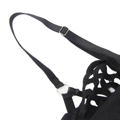 Bodi Negro De Tiras Strappy Tallas Curvy