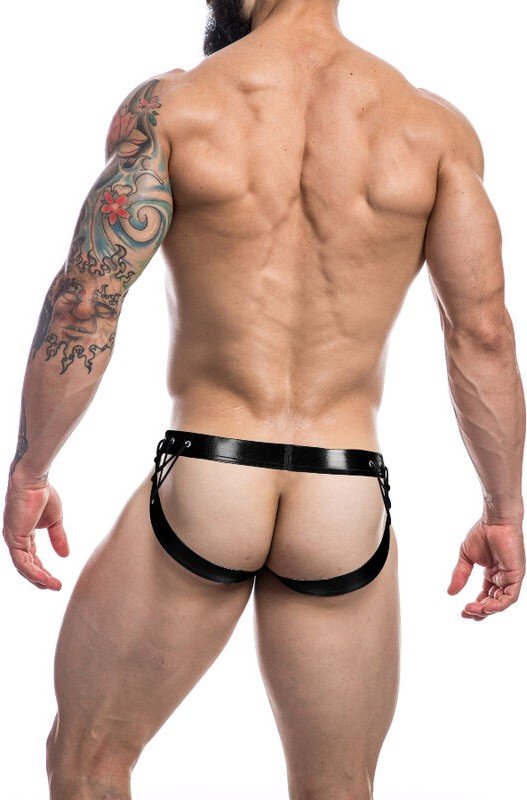 CUT4MEN - JOCKSTRAP DESIRE CUERO AZUL XL