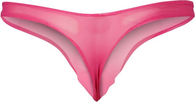 CUT4MEN - TANGA CON REALCE FUCSIA XL