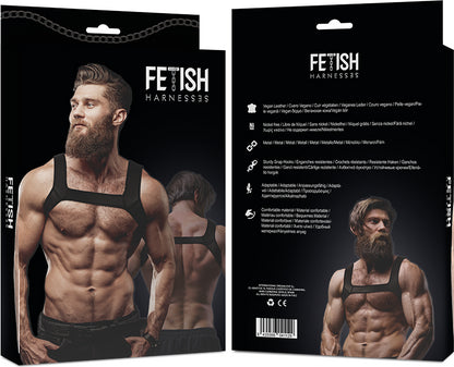 FETISH SUBMISSIVE ATTITUDE - ARNÉS NEOPRENO PECHO HOMBRE TALLA L