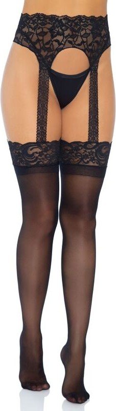 LEG AVENUE MEDIAS CON LIGUERO OPACAS TALLA UNICA