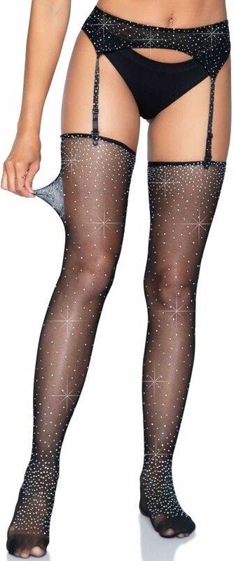 LEG AVENUE MEDIAS CON LIGUERO TALLA UNICA