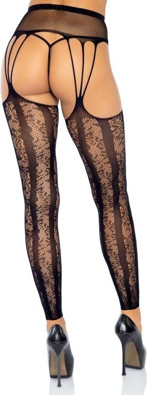 LEG AVENUE MEDIAS SIN PIE CON LIGUERO TALLA UNICA