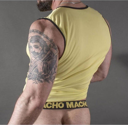 MACHO - CAMISETA AMARILLO L/XL