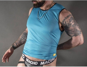 MACHO - CAMISETA AZUL L/XL