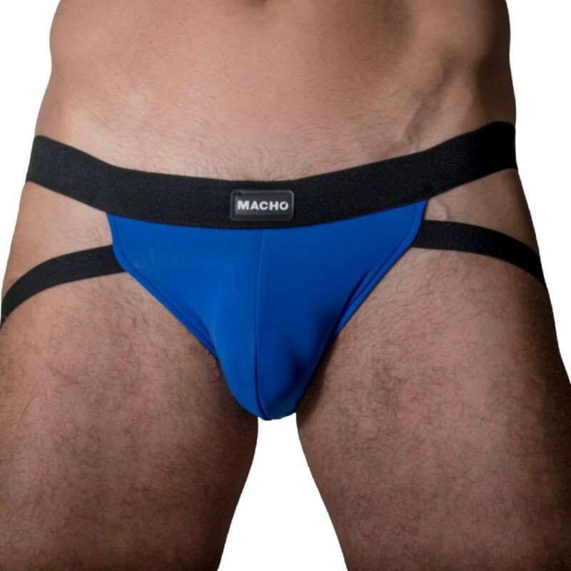 MACHO - MX22NB SUSPENSORIO REJILLA AZUL L/XL