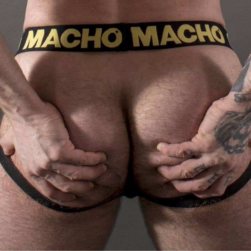 MACHO - MX25AC JOCK CUERO AMARILLO XL