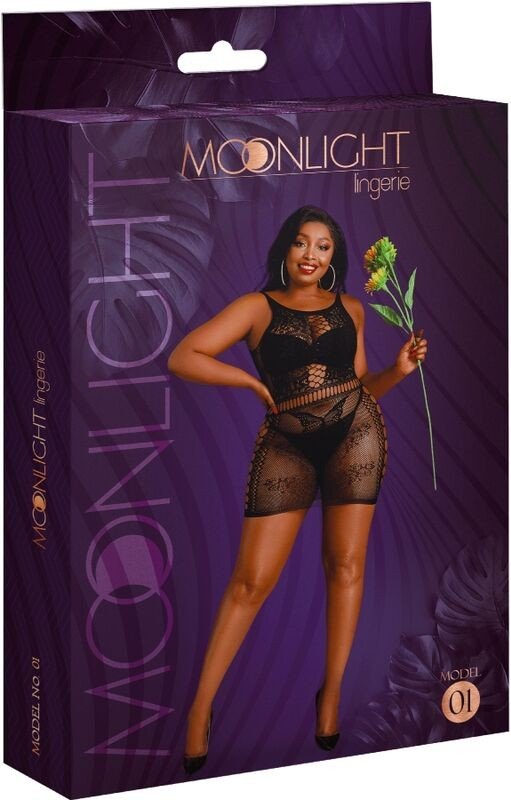 MOONLIGHT - MODELO 1 VESTIDO NEGRO TALLA UNICA / PLUS SIZE