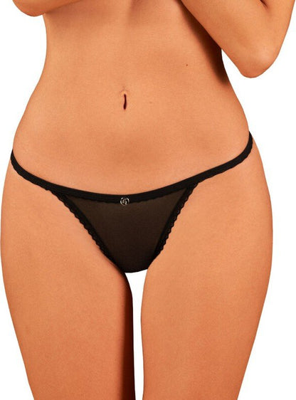 OBSESSIVE - CELIA NOIR TANGA XL/XXL