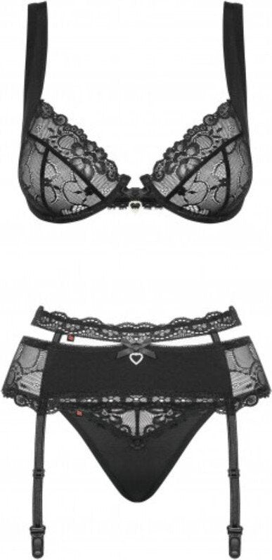 OBSESSIVE - HEARTINE SET TRES PIEZAS L/XL