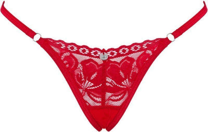 OBSESSIVE - LACELOVE TANGA ROJO XL/XXL