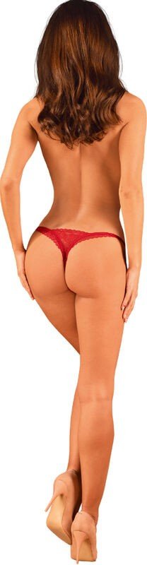 OBSESSIVE - LACELOVE TANGA ROJO XL/XXL