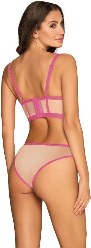 OBSESSIVE - NUDELIA SET DOS PIEZAS ROSA S/M