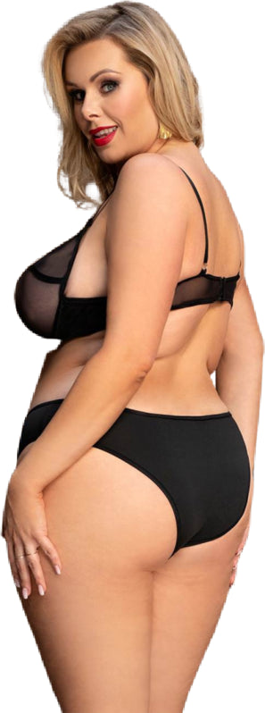 QUEEN LINGERIE - SET DOS PIEZAS PLUS SIZE